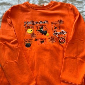 Vintage Embroidered Crewneck Halloween Pullover Sweatshirt
